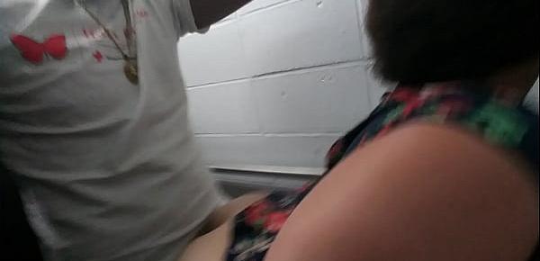  Thick slut fucking me in Park bathroom